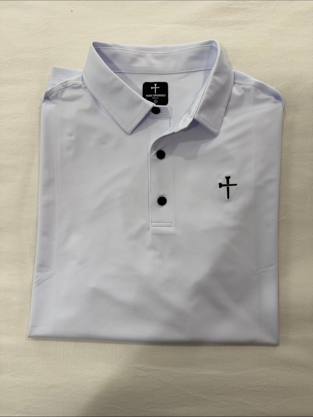 Tee's Crossed Men’s GENESIS POLO 2.0 - WHITE New without tags